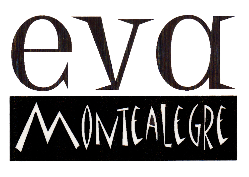 eva montealegre logo in matisse font